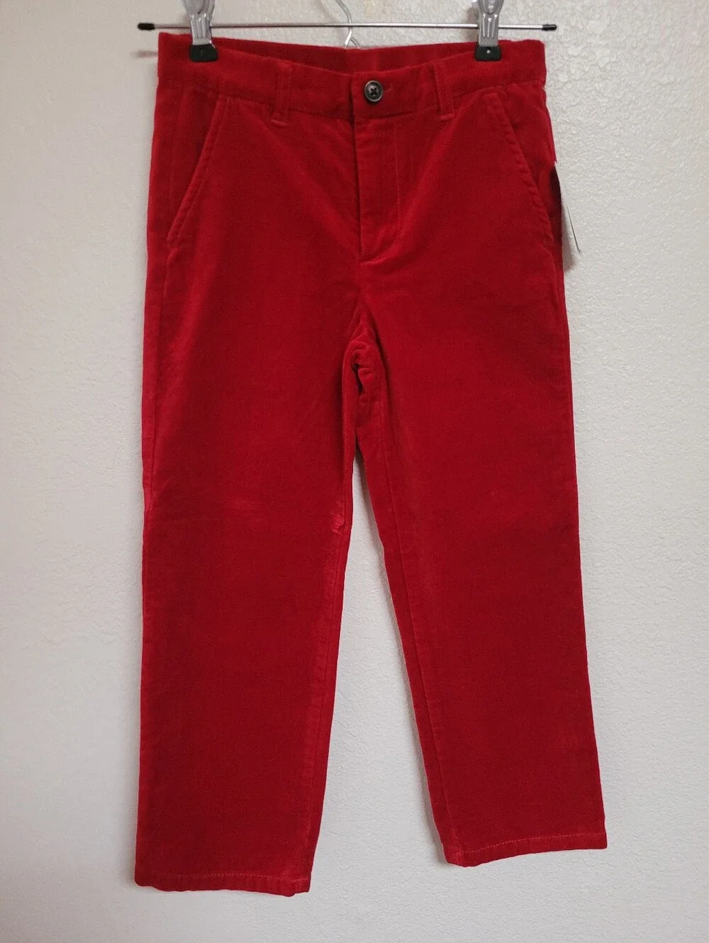 NEW Gymboree Bright Red Velour Pants